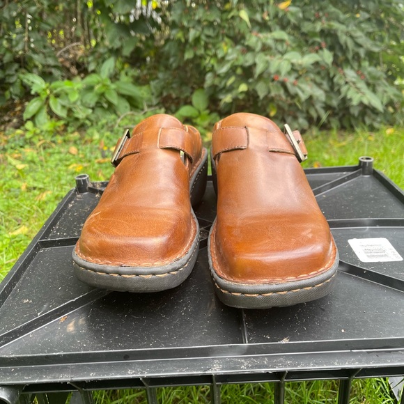 Clogs Brown Leather almost new - Picture 6 of 8